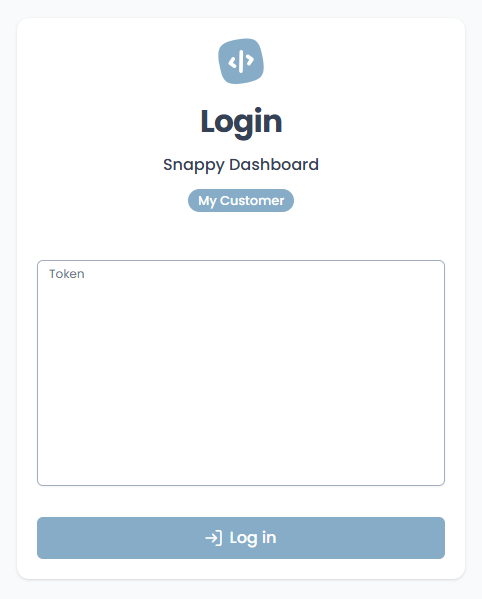 Login Token Screenshot